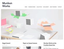 Tablet Screenshot of munkenworks.com